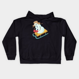 Christmas Snowman Kids Hoodie